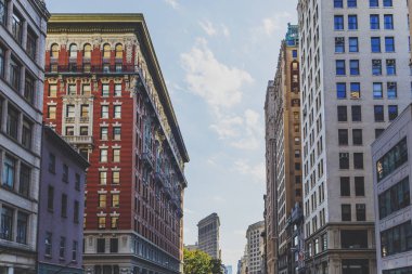 Flatiron Binası ve Manhattan alanında çevreleyen