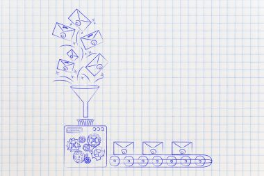 e-postaları işleme ve değil icar gitmek-den geçerek spam makinesi