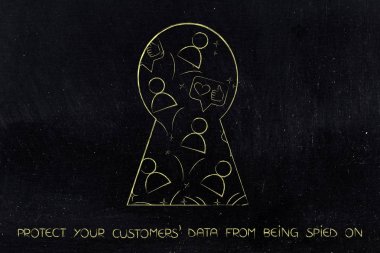 kapı göz arkasında özel kullanıcı bilgileriyle