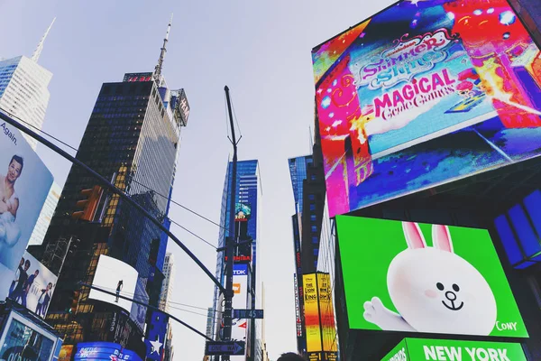 Detalle de Times Square en Manhattan — Foto de Stock