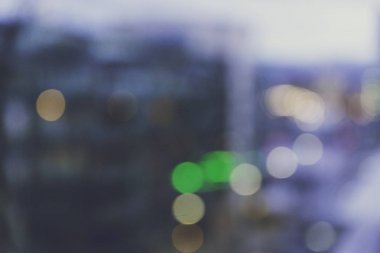 şehir ışıkları bokeh ve konut