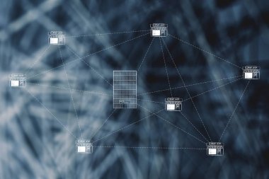 daha büyük alışveriş merkezi ile küçük Mağazalar ağı