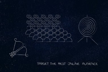 hedef ve takipçileri arasında grup ile ok