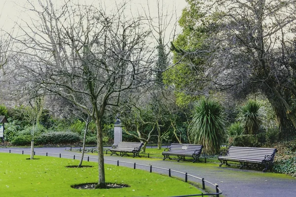 Saint Stephen's Green park in Dublin city centre — Stock Photo, Image