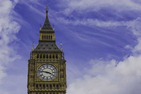 Detalle de la torre del reloj Big Ben — Foto de Stock