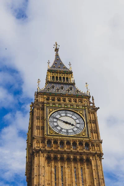 Dettaglio della torre dell'orologio Big Ben — Foto Stock