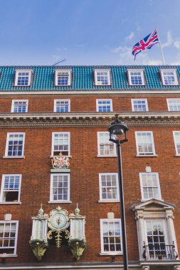 Dış Fortnum'un ve bina, bir çay salonu Londra c Mason