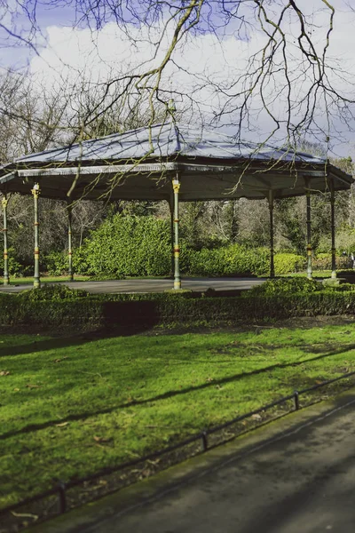 Detail van St. Stephen's Green park in Dublin stad centrum Poynter — Stockfoto