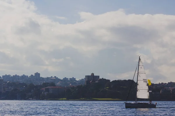 Kilátás az egyik Sydney Harbour gyönyörű öblök — Stock Fotó