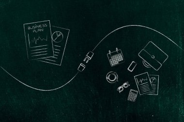 iş planı belgeleri ve office nesneleri tarafından bağlı olmak bir 