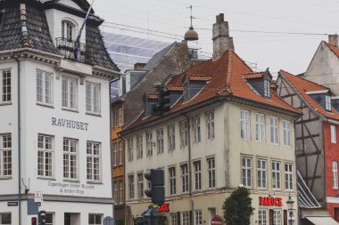 Mimarlık ve yapı Copenhagen şekil sokak