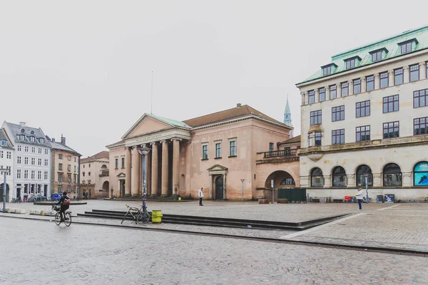 Arkitektur och byggnader av gatorna i Copenhagen skisserande — Stockfoto