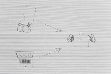 kar için önde gelen web üzerindeki fotoğrafları