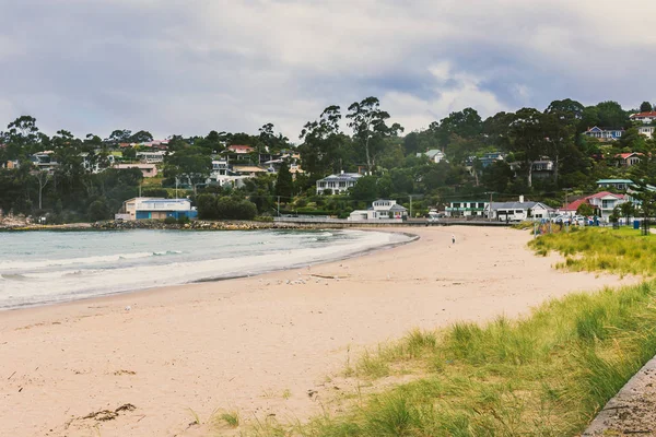 Kingston beach south end, Hobart, Tasmânia olhando para Moun — Fotografia de Stock