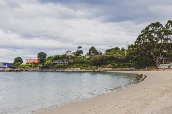 Long Beach em Sandy Bay em Hobart, Tasmânia — Fotografia de Stock