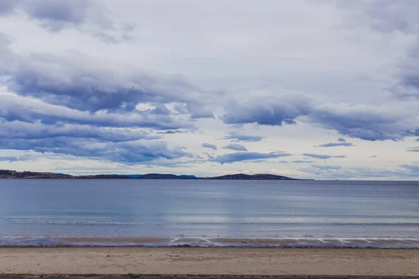 Badai pemandangan pantai Tasmania ditembak di Hobart — Stok Foto