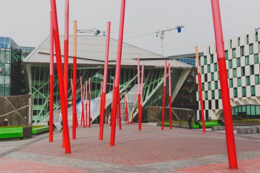 Dublin Docklands şekil, Grand Canal Square çevrenin görünümü