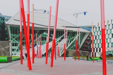 Dublin Docklands şekil, Grand Canal Square çevrenin görünümü