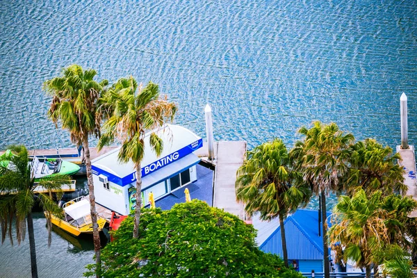 Küstenlinie Detail der Surfer Paradies, Goldküste in Queenland — Stockfoto