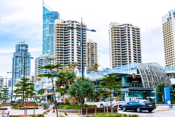 Details of the city centre in SUrfers Paradise on the Gold Coast — Stock Photo, Image