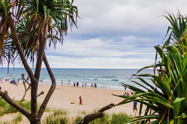 Strand und Landschaft im Surferparadies an der Goldküste — Stockfoto