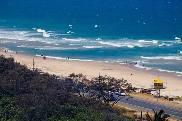 Linia brzegowa wszystko Surfers Paradise-Gold Coast w Queensland — Zdjęcie stockowe