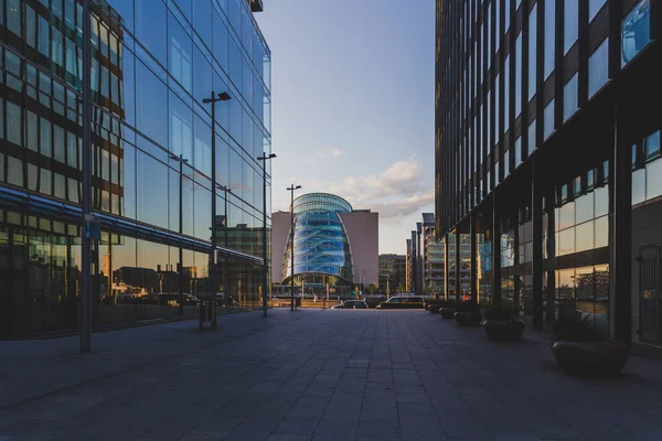 View of the Convention Centre near the renovated DUblin Dockland — Stock Photo, Image