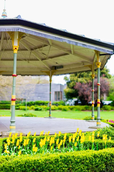 Detail of St Stephen's Green park in DUblin city centre, featuri — Stock Photo, Image