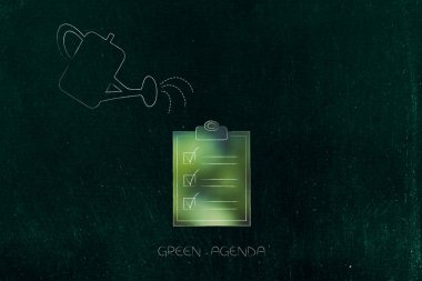 sulama olabilir ve Yapılacaklar listesi ekoloji kavramı going yeşil,