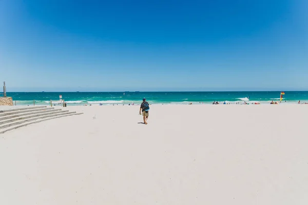 Detalle de la playa de Scarborough, una de las playas más populares nea — Foto de Stock