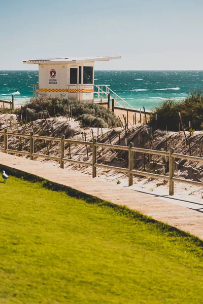 View of Scarborough beach near Perth on a sunny and warm summer — Stock Photo, Image