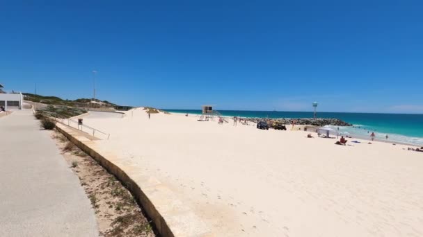 Perth Západní Austrálie Ledna 2020 Pohled City Beach Poblíž Perthu — Stock video
