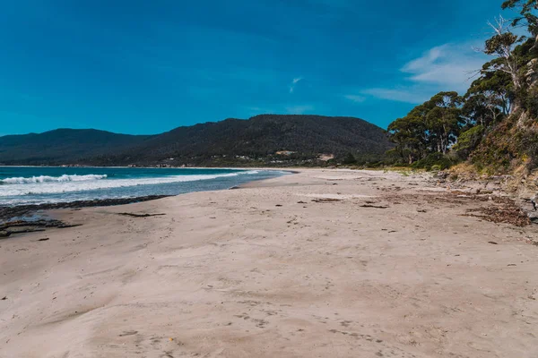 Vue sur la plage à côté de la chaussée Tessalated à Eaglehack N — Photo