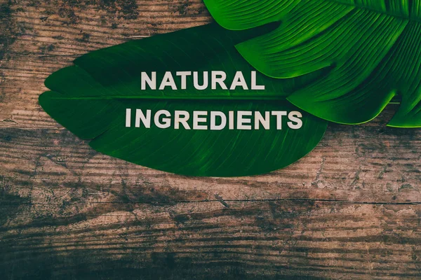 Beauty industry and ethical vegan products, Natural Ingredients — Stockfoto