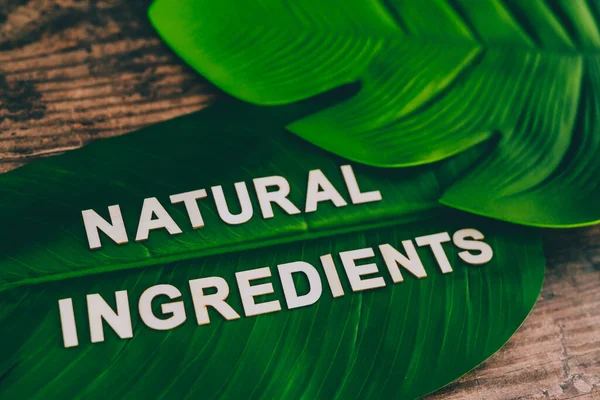 Beauty industry and ethical vegan products, Natural Ingredients — Stockfoto