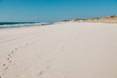 PERTH, WESTERN AUSTRALIA - January 3rd, 2020: view of Scarbourough Beach, one of Perth's most iconic beaches over the Indian Ocean 