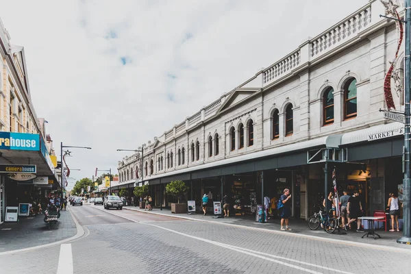Perth Western Australia December 29Th 2019 Detail Restaurants Shops Fremantle — Stockfoto