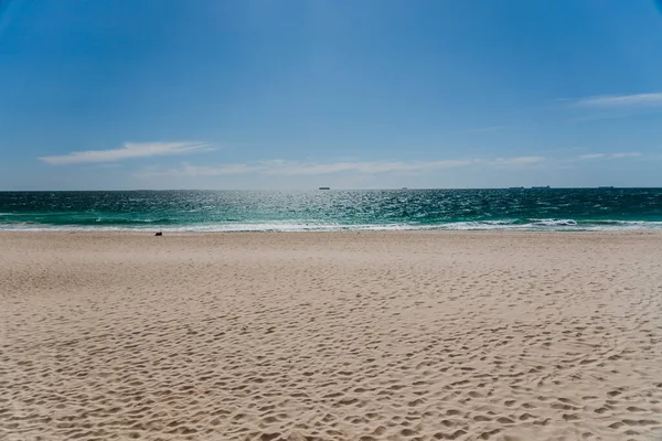 Perth Western Australia Enero 2020 Vista Playa Scarbourough Con Barcos — Foto de Stock