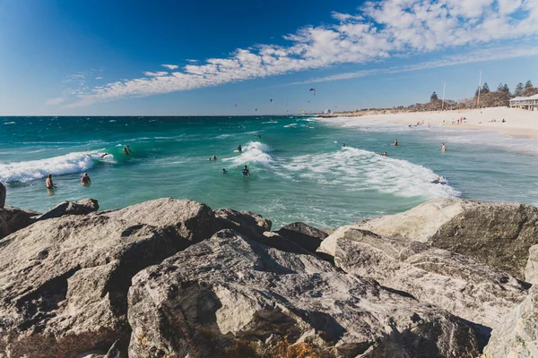 Perth Western Australia Enero 2020 Vista City Beach Uno Los — Foto de Stock