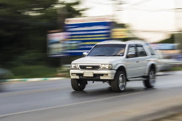 Car Speeding in road — Stock Photo, Image