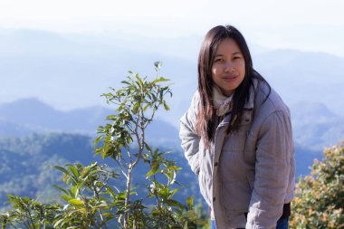 Doi Barajı, wianghaeng chiangmai Tayland Taylandlı kadın