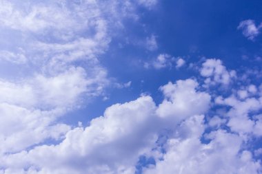 Mavi gökyüzü bulutu 