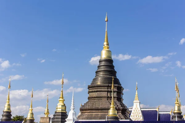 Pagoda in wat ban den, Maetang Chiangmai Thailand — Stock Photo, Image