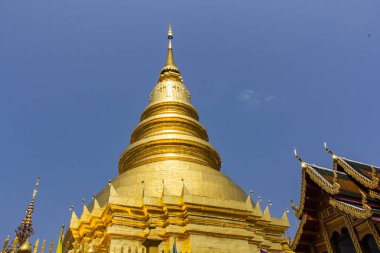 Wat Phra o Hariphunchai Pagoda Lamphun Tayland