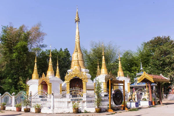 Pagoda Shan styl v Pai, Maehongson Thajsko — Stock fotografie