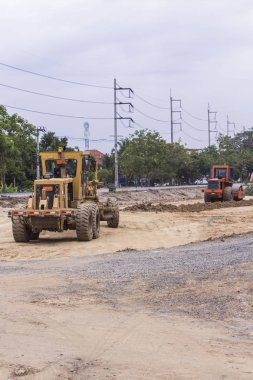  Buharlı silindir tesviye yol silindiri ile traktör