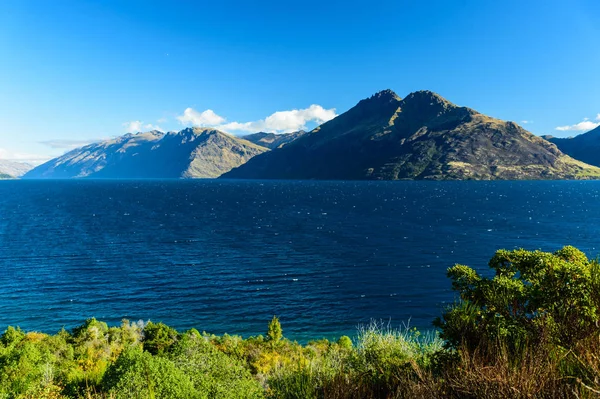 호수 Wakatipu, 뉴질랜드 — 스톡 사진