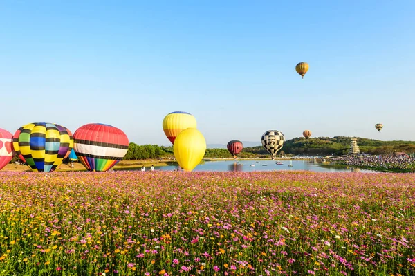 Balão colorido no verão — Fotografia de Stock