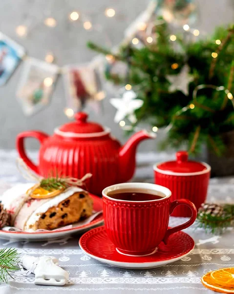 Cups Tea Waiting You — Stock Photo, Image