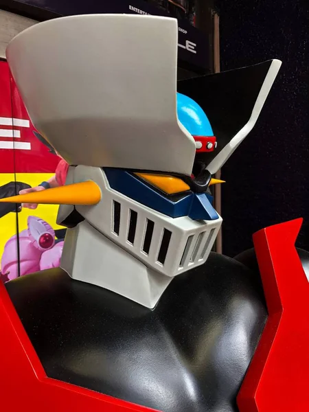 Osaka Japan Apr 2019 Закрийте Статую Вінтажу Дивовижний Мазінгер Робот — стокове фото